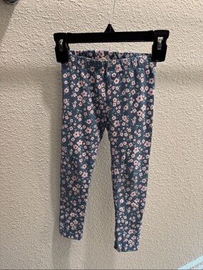 Tucker + Tate Girls' Blue Floral Stretch Leggings
